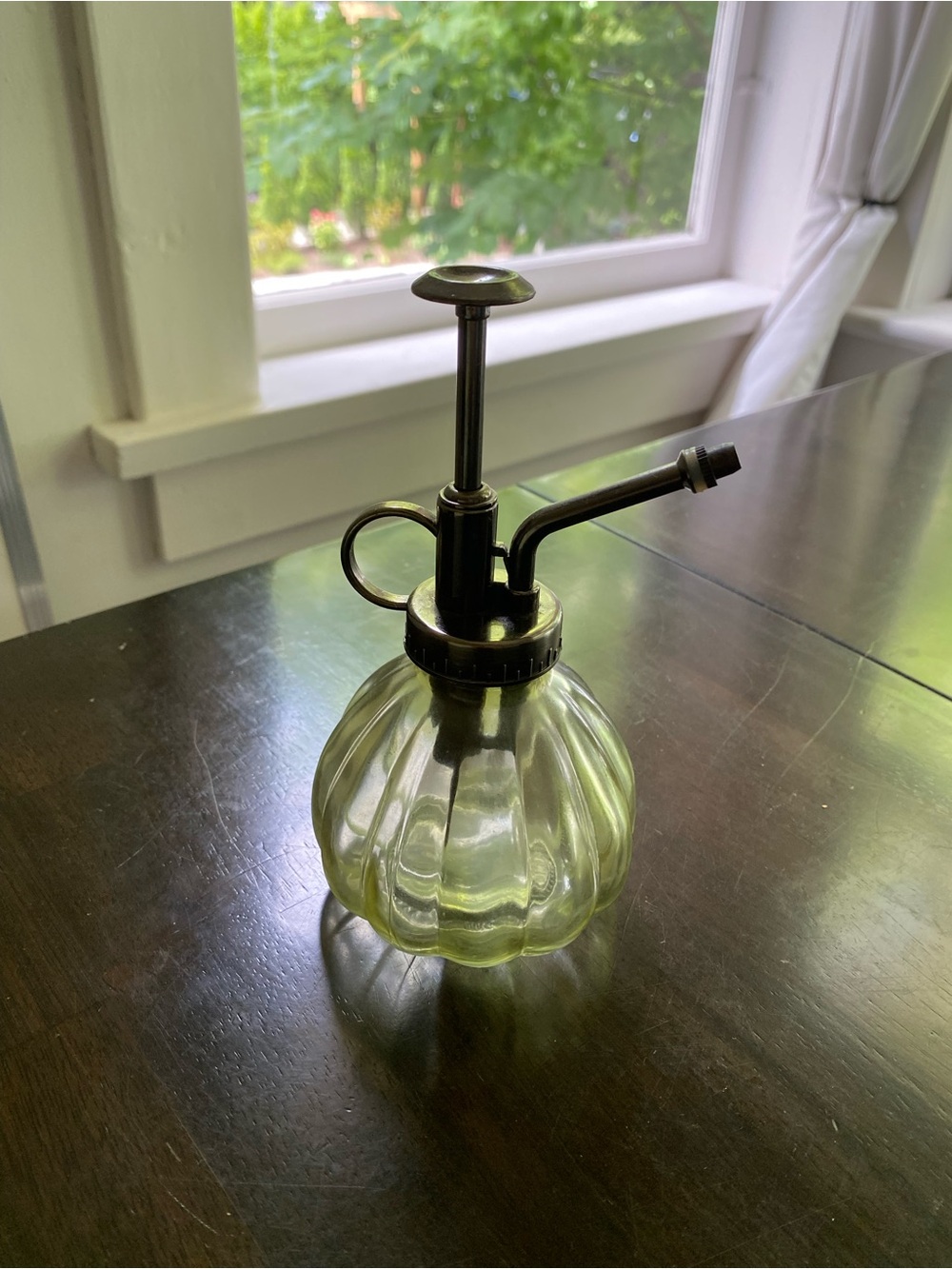 Vintage Style Green Glass Plant Mister - Picture 1 of 1
